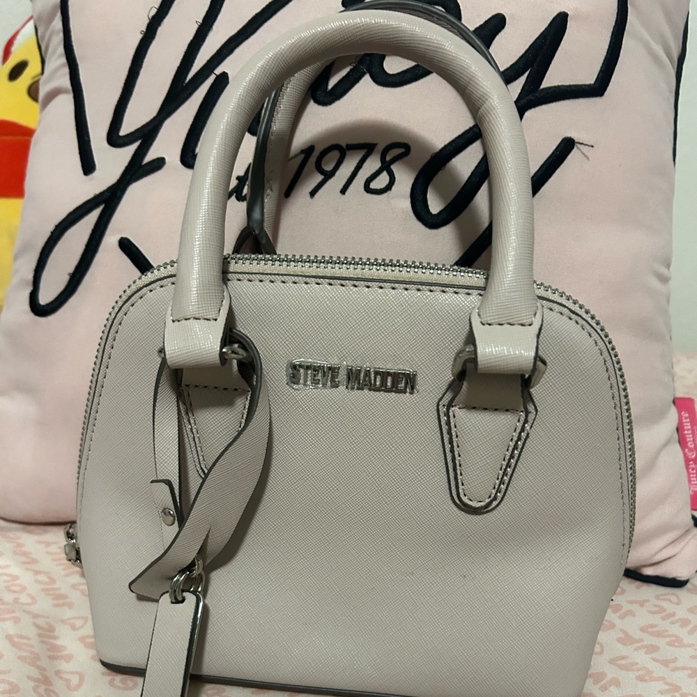 Steve Madden Cream Satchel